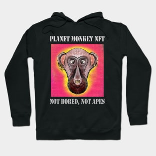Planet Monkey Animals Not Bored Apes Hoodie
